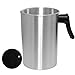 Gonioa Kerzengießtopf, Aluminium-Konstruktion, Wachsschmelztopf mit tropffreiem Ausgießer und hitzebeständigem Griff, Kerzenherstellung, Krug zur Herstellung von Kerzen, Seife, Schokolade (1,8 kg)