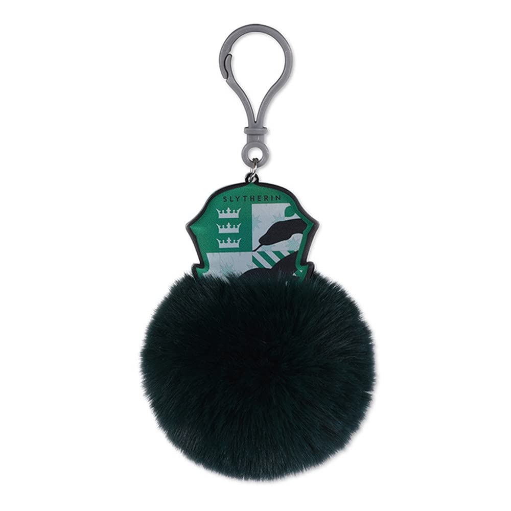 Pyramid International HARRY POTTER Slytherin Keyring or Bag Charm with Pom-Pom - Official Merchandise, Multi, One Size, Keychain
