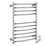 WRH-towel warmer Montado en la Pared de Acero Inoxidable eléctrico toallero/radiador Baño/Calentador de Toallas 9003