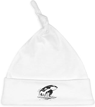 Azeeda Baby,Clothing,Baby Boys 0-24m,Accessories,Hats & Caps Azeeda 'Killer Whale' Baby Beanie Hat (BH00003218)
