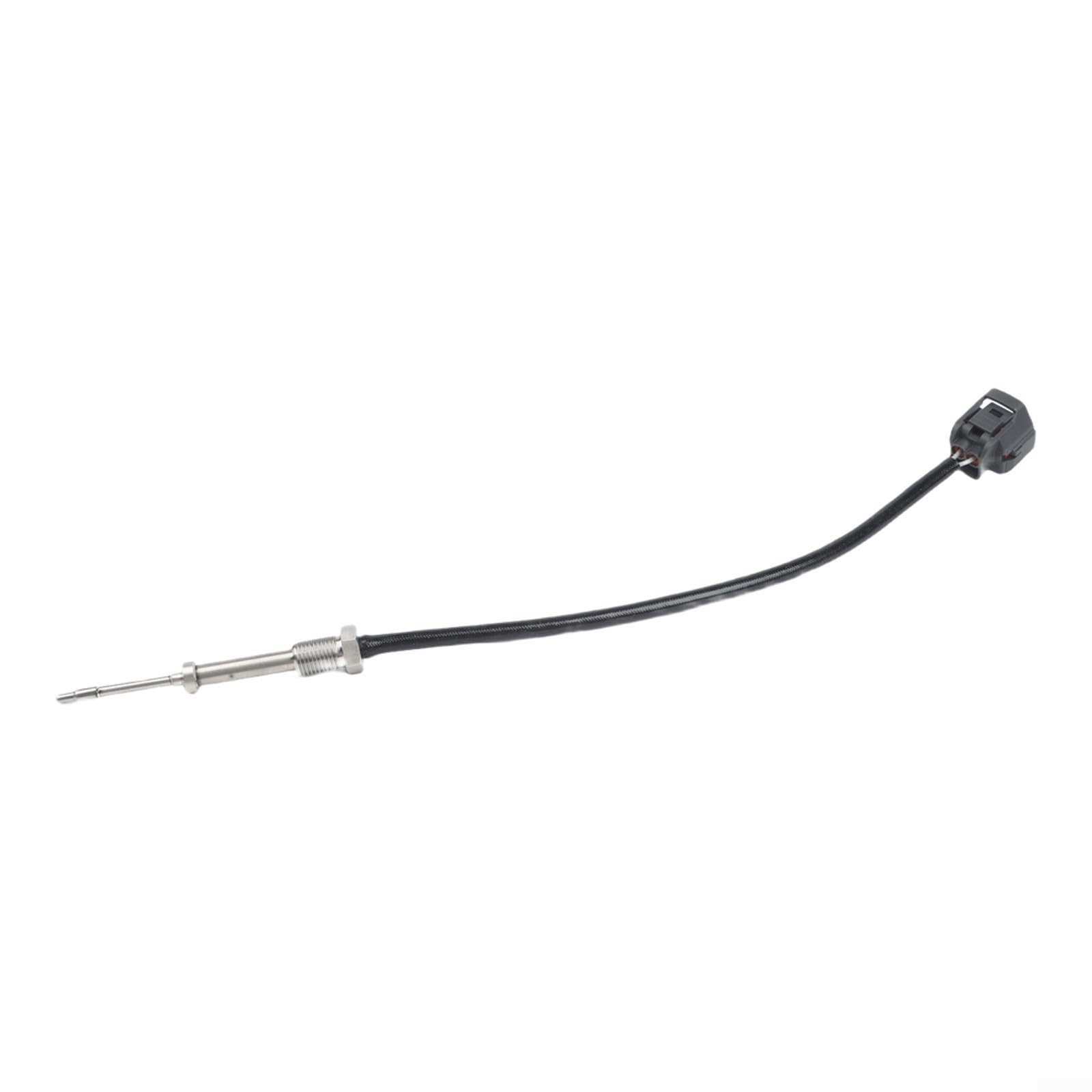 Abgastemperatursensor für Mitsubishi L200 KK1T KK2T KL1T KL2T KR1W KS1W ab 2015, Ersatzteil 1587A092, Plug-and-Play Direktmontage aus Metall und Kunststoff, schwarz/silber