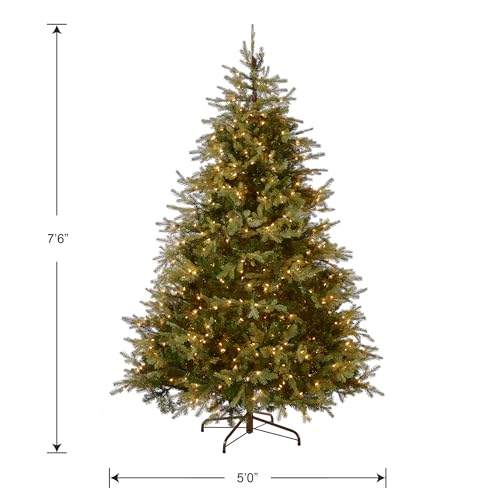image for National Tree Company Pre-Lit 'Feel Real' Artificial Medium Christmas 