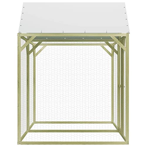 Ausla Hühnerstall, witterungsbeständiger Hühnerkäfig aus imprägniertem Kiefernholz für Hof für Farm – Bild 5