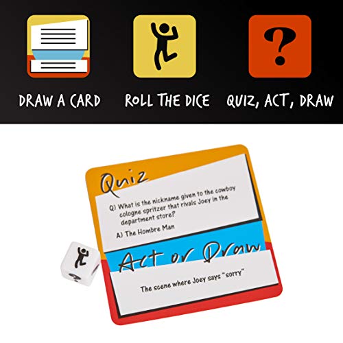 Trivia Friends TV Show Act or Draw Juego de Mesa miniatura 3