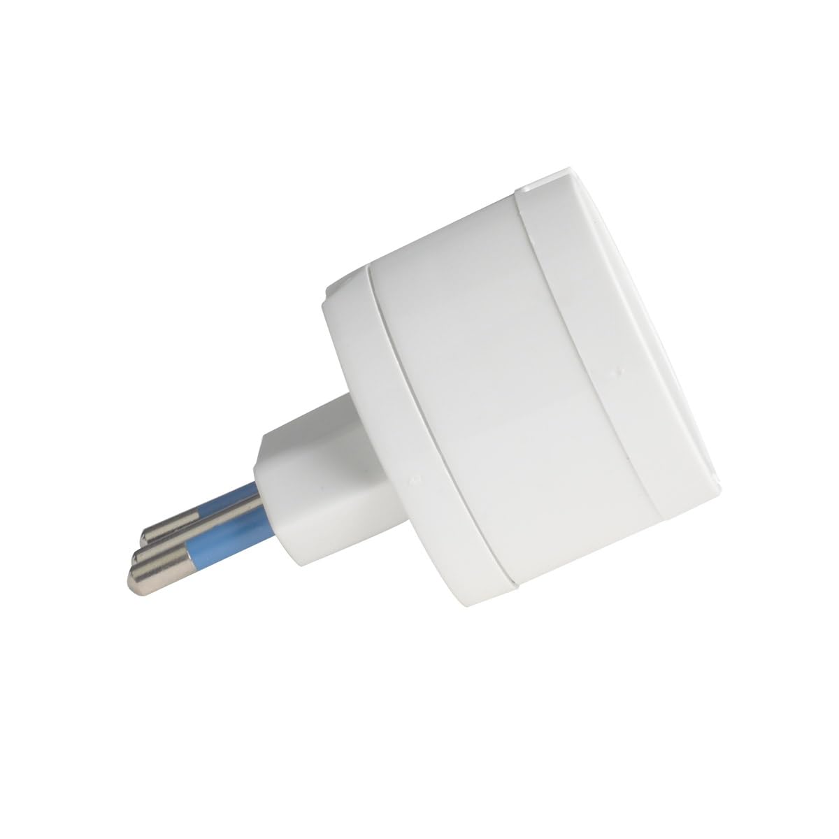 Adattatore Schuko 2P+T 10A/16A a Spina Italiana 10A Viaggio 250V 1500W 2 Pezzi Bianco