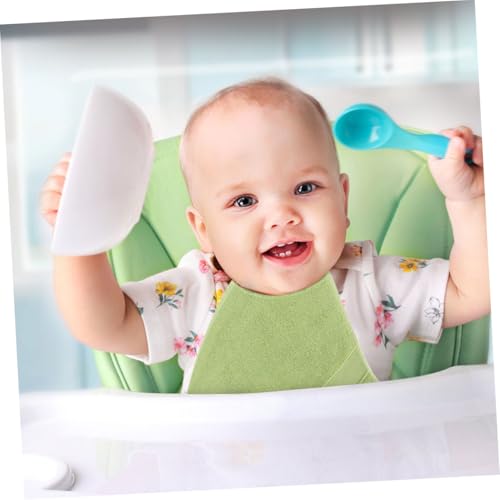 Serviettes de salive réutilisables multicolores en coton doux pour bébé - 5