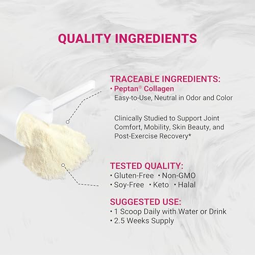 Image of Naturalis Collagen Peptides Powder (7oz) | Made with Peptan Collagen, Clinically Studied to Support Healthy Skin, Hair & Bones* | Grass-Fed, Non-GMO, Halal, Kosher | Pack of 2