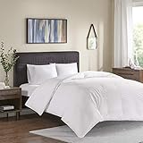 True North by Sleep Philosophy Oversized Quilted Down Comforter Cotton Percale Cover Downproof,...