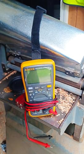 Image of Meter Magnet Hanger Compatible with Fluke 116 117 175 177 179 287 289 Instruments Multimeter, Hanging Loop Strap Magnet Hanger Kit