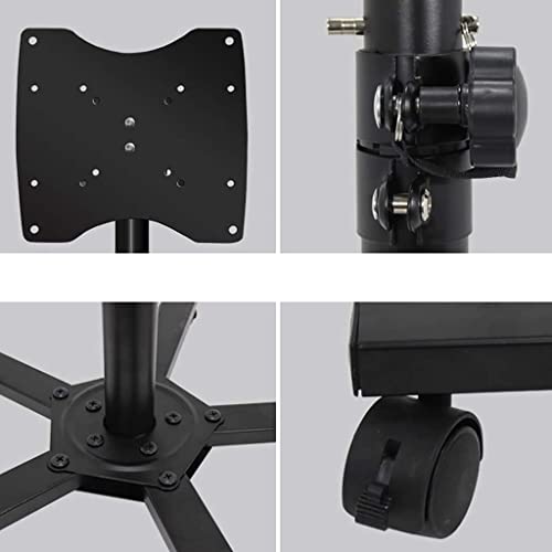 Soporte móvil para TV de 17-32 pulgadas con ruedas y ajuste de altura miniatura 3