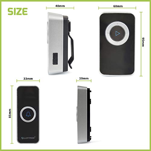 Lloytron B7032Bk Doorbell, Kit, Black #TOP3
