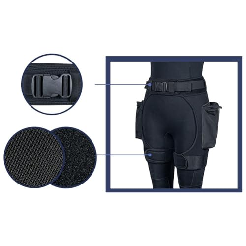 Pantalones cortos de buceo ajustables con bolsillo para surf y natación 5