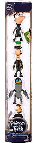 Disney Phineas and Ferb Exclusive PVC Mini Figure Collector 4Pack Phineas, Ferb, Platyborg Dr. Doofenshmirtz