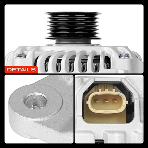 A-Premium Alternator, 12V 110A 6-Groove Pulley CW, Compatible with Mazda by A-premium - Used condition - Image 9