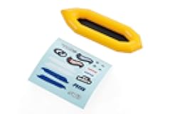 FMS 1/24 1/18 Simulation Mini Kayak (Yellow) Decoration Fake Props Accessory for FCX18 FCX24 RC Crawler Car