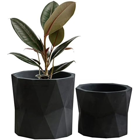 Olly & Rose Designer-Blumentopf-Set, geometrisches Design Cover