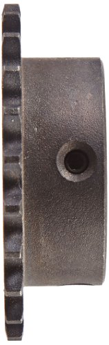 Martin Roller Chain Sprocket, Bored-to-Size, Type B Hub, Single Strand, 35 Chain Size, 0.375" Pitch, 23 Teeth, 0.75" Bore Dia., 2.954" OD, 2" Hub Dia., 0.168" Width