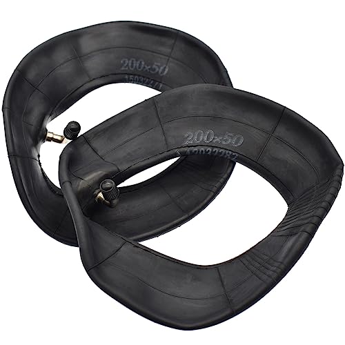 2 Packung 200x50 Scooter-Innen Schläuche Reifenschlauch 8'X 2' Innenschlauch Ersatz für Razor E100 E150 E200 Dune Buggy E Punk Schwinn Crazy Cart Bladez Mungo
