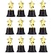 Neliblu Star Gold Award Trophies 4.5" Gold Star Trophy for Awards, Winners, Oscar Awards and Hollywood Parties Bulk Pack of 12