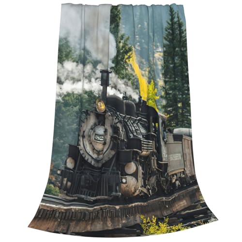 Couverture polaire train à vapeur de qualité supérieure douce et chaude