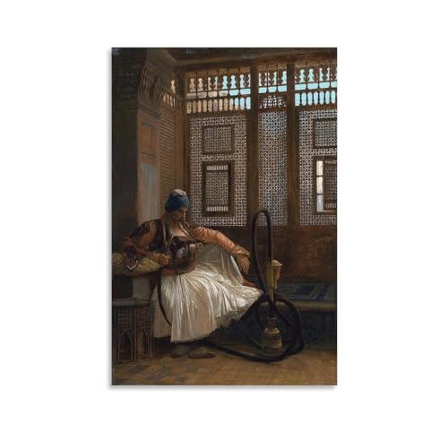 Poster Arnaut Fumant Jean-Leon Gerome decoration interieur chic