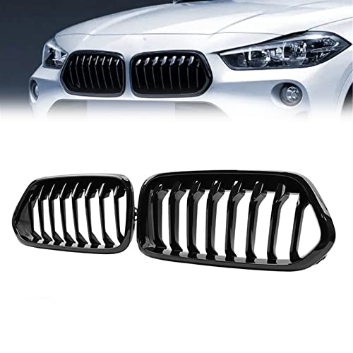 Calandre Noir Brillant pour BMW X2 F39 2018-2022