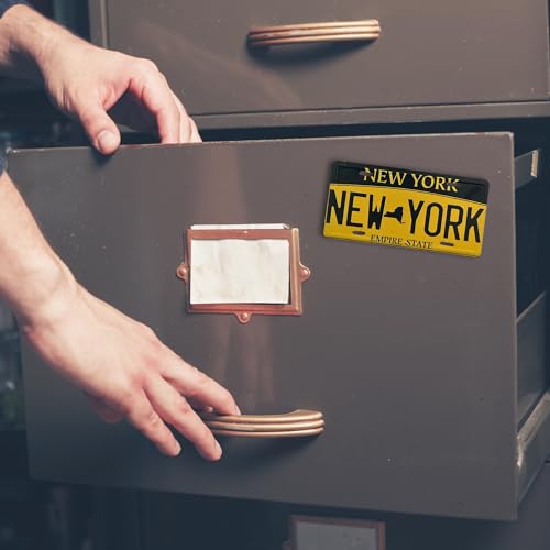 Imán souvenir New York placa rectangular 3.5 pulgadas miniatura 6