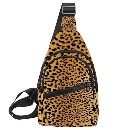 Bolso bandolera cruzado con diseño ergonómico de leopardo y tamaño compacto multicolor