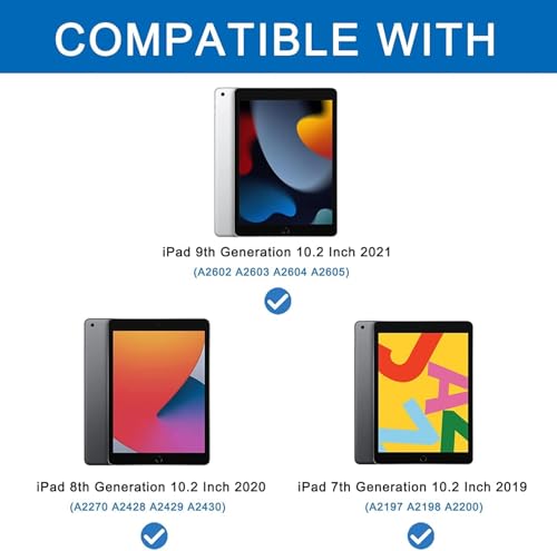 Coque iPad 10.2 avec support multi-angles pour éviter les reflets et chutes - 2