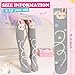 WEVIAS Girls Knee High Socks Kids Long Crazy Fun Silly Gifts Boot Cute Animal Funny Tall Cotton Socks 6 Pairs (6 Pairs Rabbit)