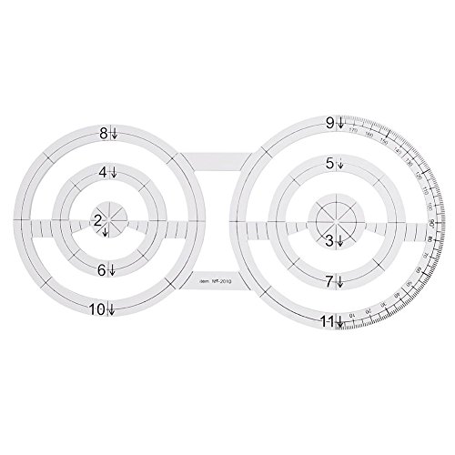 YouN Handmade Quilt Templates Acrylic Patchwork Ruler DIY Quilter Drawing Tool(E