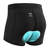 [page_title]-INBIKE Fahrradhose Damen Gepolstert Gel Radlerhose Kurz Baumwolle fahrradunterhose Fahrrad Radler Unterhose Radunterhose mit Sitzpolster für Downhill MTB Reiten Radsport XL