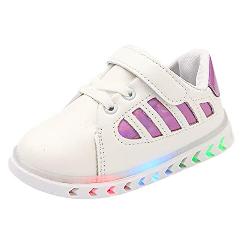 Zapatillas de Deporte Luminosas con luz LED para niños niñas bebé Zapatos Unisex Niños Botas Zapatos Deportivas Sneakers 22-26