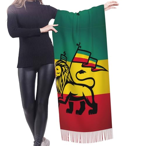 Ribbons Breast Cancer Awareness Flag Scarf Long Shawl Wraps Soft Blanket Scarves Fringe Scarf for Women Men Winter2