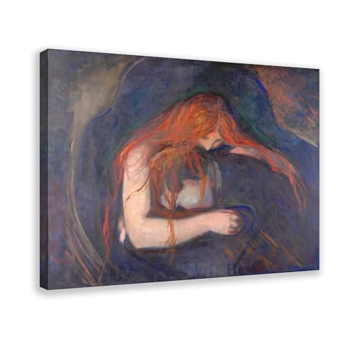 Impression sur toile Vampire Edvard Munch pour créer une ambiance cabinet de curiosités