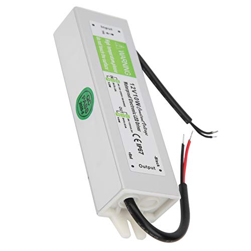 Image of 10W LED Driver Transformer, 12V /24V DC IP67 Waterproof Switching Power Supply, and Durable, Excellent Insulation, High Dielectric Strength(DC12V)