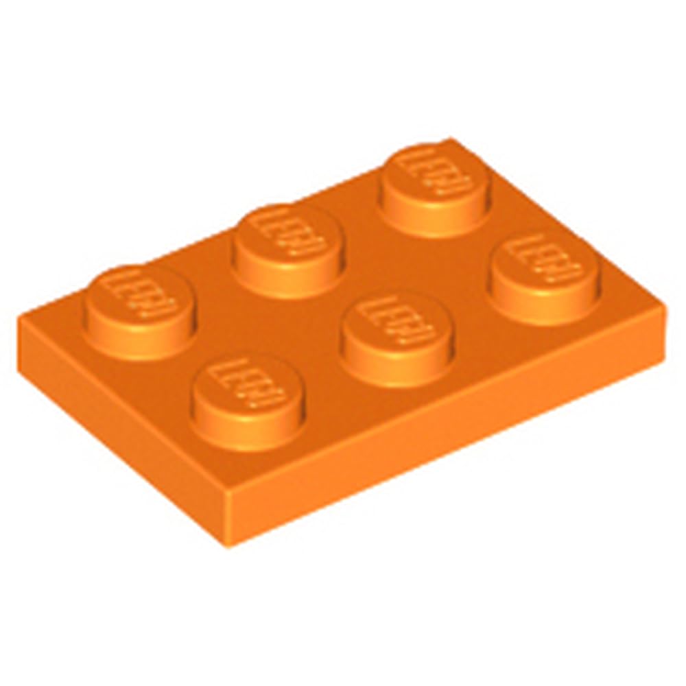 LEGO Brick Plate 2 x 3, Part 3021 (Orange, 10, Bricks) — image 1