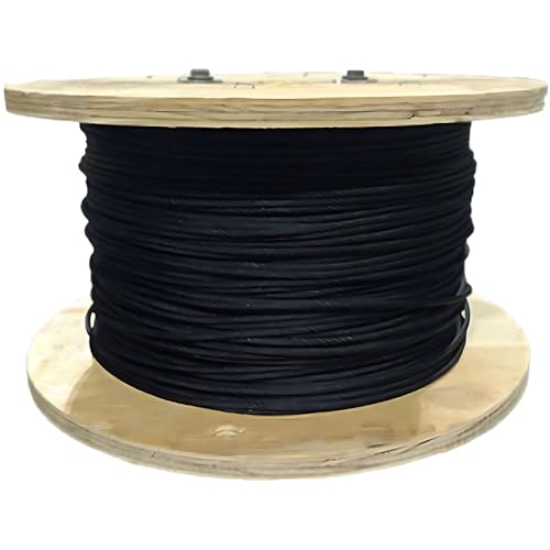 Black Powder Coated Galvanized Wire Rope 3/32