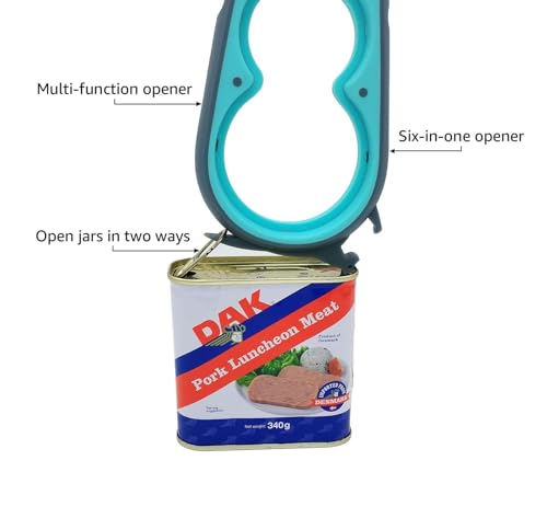 Otstar Jar Opener Bottle Opener and Can Opener for Weak arms, Seniors with Arthritis and Anybody with Low Energy, Mutil Jar Opener Get Lids Off Simply (Blue and Gray) - Image 5