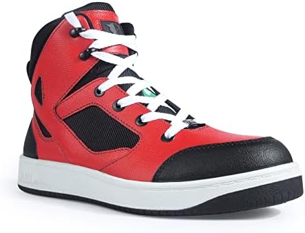 KPR Men’s Women’s I-985 CSA Grade 1 Approved 6″ Hi-cut High cut Athletic Composite Toe plate 100% non-metallic non steel Green Triangle Sports Safety City Hiker Sneaker Industrial & Indoor Safety shoes