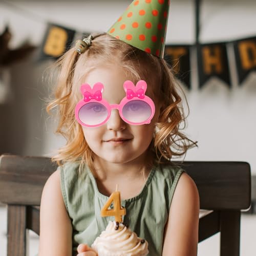 ibasenice Óculos De Coelho Óculos De Sol Com Orelha De Coelho Óculos De Sol Infantis Engraçados Ócul