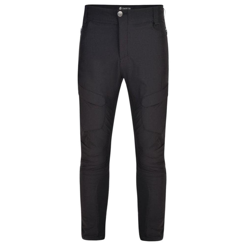 Dare2b Tuned in Water Repellent Zip Fly Multiple Pockets Walking Trousers, Quick Dry, Showerproof & Stretchable - Perfect for Outdoors, Hiking & Camping Black