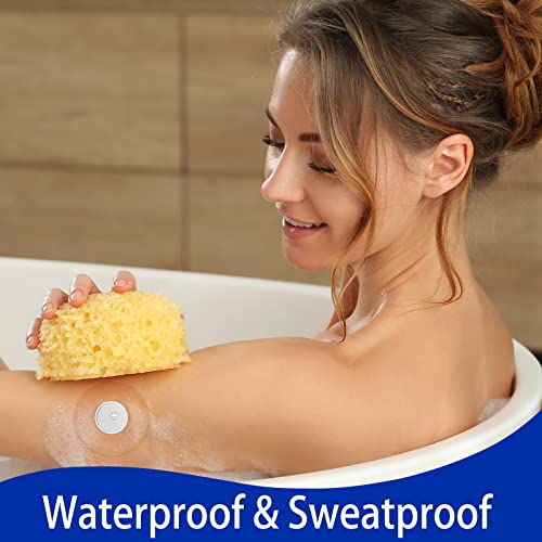 Libre 3 Sensor Covers Waterproof Transparent Sensor Covers For Freestyle Cgm Tape Adhesive Patches Waterproof Overpatches, Total 40Pack #TOP1
