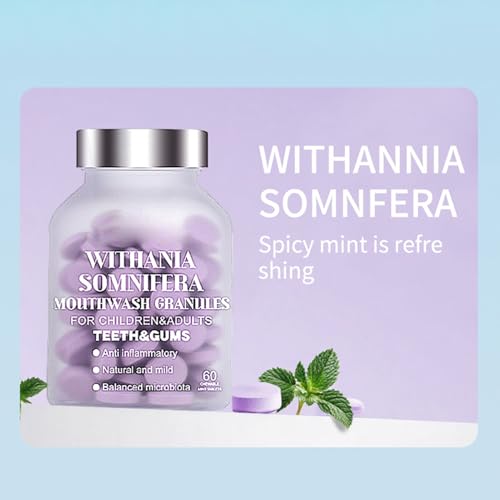 Zahnpasta-Tabletten - Kaugummi-Formel für empfindliche Zähne | Sanfte Mundpflege für das Zahnfleisch | Feste natürliche Zahnpasta-Tabs | Reisegröße für Hotel, Wandern, Geschäftsreise – Bild 7