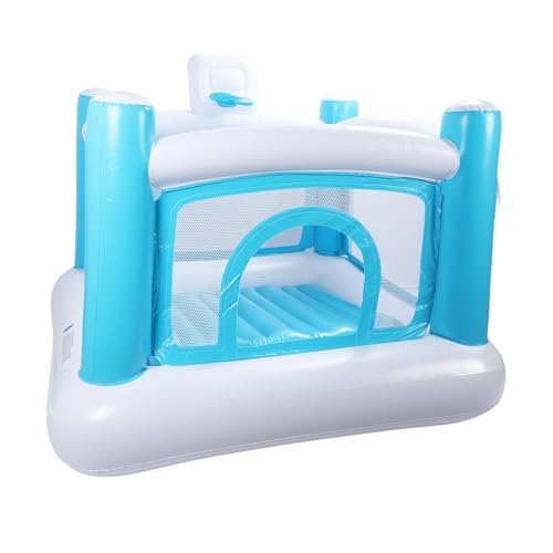 Luqeeg Castillo Hinchable de PVC Grueso, Castillo Hinchable con Diseño Flexible y Mantenimiento Cómodo, para Que Los Niños Salten en Fiestas Al Aire y en Interiores