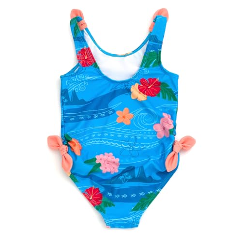 Disney Moana Girls UPF 50+ One Piece Bathing Suit Toddler to Big Kid Sizes (2T - 10-12)2
