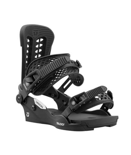 Union Trilogy Classic Classic Women's Snowboard Bindings, Black 25, Medium