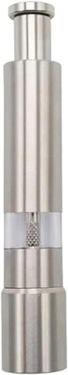 Manual Pepper Grinder Household Sea Salt Ginder Creative Stainless Steel Spice Grinder, Manual Sea Salt Mill