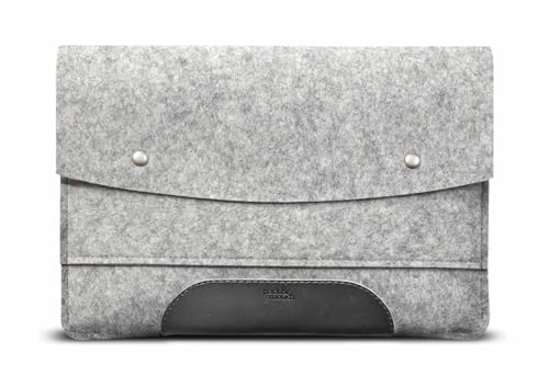 Étui pour iPad Pro 13 et Magic Keyboard en feutre et cuir Pack & Smooch