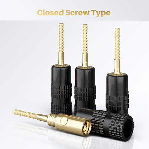 Conector de altavoz para cable de audio receptor cine en casa y placa de pared 4